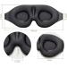 3D Contoured Silk Sleep Eye Mask for Travel, Yoga, and Nap - Light Blocking Blindfold for Women and Men - Buy Online on GoSupps.com