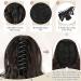 Sofeiyan 28cm Clip-In Ponytail Extension - Short Curly Wavy Synthetic Hair for Women - Dark Brown Ponytail Extension - Buy Online on GoSupps.com