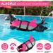 Alagirls Pink Dog Life Jacket Vest - Reflective Ideal for Kayaking & Swimming | Size S (Chest 40-50cm) - Buy Online on GoSupps.com
