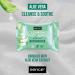  Sence Sence Pack of 6 packs of 20 aloe vera facial cleansing wipes with citric acid vitamin A vitamin C and panthenol vegan facial cleansing wipes facial care - Buy Online on GoSupps.com
