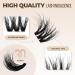 LASHVIEW 3D Wispy Cluster Lashes - Reusable Multilayered Eyelash Extensions (10-16mm) | Fluffy DIY Eyelash Clusters for Stunning Volume - Buy Online on GoSupps.com