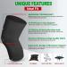 KEKING Knee Compression Sleeves | Premium Brace for Men & Women | Joint Pain Relief, Arthritis Support | Meniscus Tear, Injury Recovery | ACL, MCL | Workout, Running Sports | Black, Large - Buy Online on GoSupps.com