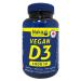 Naka Platinum VEGAN Vitamin D3 1000 IU BONUS SIZE 120 Veggie Caps (90+30 FREE)