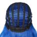 HANNE Long Hair Body Wave Ombre Bluish Teal Blue Wig | 3 Tone Colors | Heat Resistant Synthetic Hair | Navy Blue Wig for Black and White Women - Buy Online on GoSupps.com