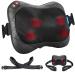 Back Massager,JYMY Shiatsu Neck Massager for Relax Muscles,Electric Massager Pillow with Heat and Removable Magic Sleeve,Deep Kneading for Waist/Shoulders/Legs, Gift for Dad/Mom/Women/Men/Fathers Day Black