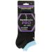 incrediwear Pro no-sho small socks blue