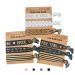Newshun 12 x 3-Pack Bride Tribe Hair Ties Hair Bands Party Favors Kit for Bachelorette or Bridal Parties - Black Black-12