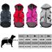 Waterproof Dog Cloak & Coat for Small/Medium Dogs - Windproof Jacket with Dish Ring - Red S - Buy Online on GoSupps.com