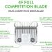 Wahl Competition #4F Blade Set - Interchangeable 8mm Blades for Precision Grooming | International Shipping Available - Buy Online on GoSupps.com