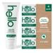 Hello Naturally Whitening Fluoride Toothpaste Farm Grown Mint Vegan SLS Free Gluten Free Peroxide Free 4.7 Ounce (Pack of 4) 4 pack