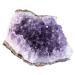 Nupuyai Natural Amethyst Druse Rough Stone Irregular Crystal Cluster Druse Piece Reiki Healing Stone Decoration Amethyst 4XL