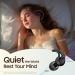 Hearprotek Reusable Silicone Ear Plugs for Sleep, Noise Cancelling - 8 Ear Tips XS/S/M/L, Transparent Black - Buy Online on GoSupps.com