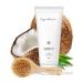 Kapuluan Bundle: Organic Coconut Oil 200ml Tube for Skin and Vegan Dry Brushing Body Brush for Flawless Skin Cellulite Treatment Lymphatic Drainage and Blood Circulation Improvemet