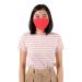 Lofbaz Fabric Mask Makeshift Masks Cotton Washable Reusable Vibrant Red - 3 Pack Adult One Size