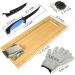 Exjiota Fish Cleaning Board Set - Portable Fish Fillet Board with Clamp Knife & Gloves | Perfect Gifts for Anglers - Buy Online on GoSupps.com