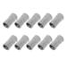 VOCOSTE 10 Pcs Breathable Finger Sleeves Thumb Braces Support Elastic Compression Protectors for Relaxing Pain Arthritis Trigger Finger Gray