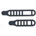 Cycle Torch Handlebar Headlight Bracket Rubbers Set -Fits All Handlebars, 2 Pieces