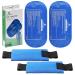 Reusable Hot and Cold Ice Packs for Injuries 2 Reusable Gel Packs+2 Adjustable Wraps Gel Ice Packs for Joint Pain Muscle Soreness and Inflammation Warm or Ice Packs for Shoulders Knees Back Pain