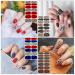 Kalolary 20 Sheet 3D Nail Film & Self-Adhesive Nail Stickers with Nail File - DIY Nail Art for Women & Girls - Buy Online on GoSupps.com