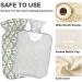 Moroccan Hot Water Bottle with Soft Fleece Cover - 2L Hot Water Bag for Comfort & Pain Relief - Buy Online on GoSupps.com