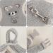 Shop Premium Rabbit Accessories: Harnesses Collars Leashes & Dishes for Small Animals - Adjustable & Breathable (Gray) - Buy Online on GoSupps.com