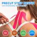 PHYTOP Kinesiology Tape Precut Strips 4 Rolls Pack - Muscle Tape for Pain Relief & Support - Latex Free Athletic Tape 2 x 16.4ft - Buy Online on GoSupps.com