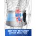 Fitomo Lower Back Support Brace for Men Women - 3D Lumbar Pad, Ultra-thin Mesh Fabric, Posture Work, Heavy Lifting, Sciatica Relief - Blue - Buy Online on GoSupps.com