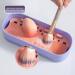 3-in-1 Makeup Brush Cleaner & Organizer with Cleaning Mat | Portable 8.7x3.5x2.2 inch Cosmetic Brush Holder for Effortless Cleaning & Drying - Buy Online on GoSupps.com