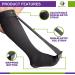 Mars Wellness Plantar Fasciitis Stretch Night Sock - Black - Regular - Buy Online on GoSupps.com