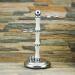 Haryali London Stainless Steel Razor Stand | Sustainable 2-in-1 Brush and Razor Holder | Ivory Resin Finish | Non-Rustic Shaving Stand for Zero Waste Lifestyle - Buy Online on GoSupps.com