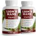 Lion's MANE capsules 360x - 2000 mg lion mane mushroom extract made of Hericium Erinaceus - High -quality vital fungus extract (30: 1) with 30% polysaccharides and 5% valuable beta -glucan for 120 days 2x 180 capsules