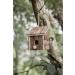 Garden Mile Natural Bird Box Houses Hotel - Traditional Wooden Bird Hut Hanging Wild Bird House Bird Nesting Boxes for Garden Log Cabin Outdoor Tree Balcony and Garden Decorations - Buy Online on GoSupps.com