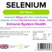Lindens Selenium 100mcg & Zinc - 100 Vegan Tablets | Immune & Thyroid Support | Made in UK | 3 Months Supply - Buy Online on GoSupps.com