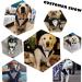 Dog Wedding Suit Tuxedo for Small Medium & Large Dogs - Formal Party Outfit with Removable Bandana (Black Size L) - Buy Online on GoSupps.com