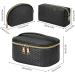 KTMOUW 3 Pcs Waterproof Makeup Bag Set for Women - Portable Travel Cosmetic Organizer in Black - Buy Online on GoSupps.com