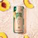 Maison Perrier Forever Peach Sparkling Water Beverage Natural Peach Flavour No Calories No Sweeteners No Sodium Sourced & Bottled In France 24 Cans - Buy Online on GoSupps.com