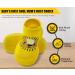 Dookeh Baby Shoes Soft Sole Sneakers | Boys Girls First Walking Shoes | Toddler Infant Sock Shoes 6-9 Months | Yellow - Buy Online on GoSupps.com