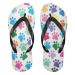 Mnsruu Paw Print Flip Flops Size XXL for Men and Women