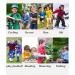 6 Pack Kids Face Mask Set | Washable, Adjustable & Breathable | Back to School Supplies Gift - Grey - Buy Online on GoSupps.com