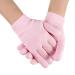 Soft Cotton Gel Moisturizing Spa Gloves & Socks for Cracked Dry Skin - Unisex Pink Rose Solution - Buy Online on GoSupps.com