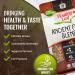 3 Packs x 400g Sprouted Crimson Lentils Wild Rice and Quinoa Ancient Grain Blend - Wild Rice and Quinoa Blend - Gluten Free - Canadian - All Natural - Non GMO - Vegan - Complete Plant Based Protein - Floating Leaf - Buy Online on GoSupps.com