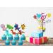 Miniature 3D PVC Dinosaur Cake Topper Set - Gold Acrylic Happy Birthday Sign 8 pcs Big Bright Food-Safe Dino s - Ideal for Kids Party Wild One Cake Decor Baby Celebrations - Buy Online on GoSupps.com