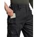 CQR Men's Tactical Pants | Water Resistant Ripstop Cargo | Lightweight EDC Hiking Work | Outdoor Apparel with Mag Pocket | Black 34W x 32L - Buy Online on GoSupps.com