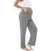 Amorbella Maternity Sweatpants - XXL Gray - Over The Belly Yoga/Pajama/Lounge Pants - Buy Online on GoSupps.com