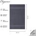 Class Home Collection Terry Guest Towels - 100% Cotton Anthracite 30x50 cm Pack of 4 - Luxury Softness for Your Home - Buy Online on GoSupps.com