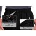 Men's Waterproof Insulated Ski Pants | Elastic Waist | Zipper Pockets | Black-1 | Size Medium/31 - Buy Online on GoSupps.com