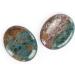 Artistone 2.0" Ocean Jasper Crystal Worry Stone Healing Crystal Chakras Polished Smooth Palm Thumb Pocket Gemstones for Anxiety Stress Reiki Crystal Healing & Wellness | Meditation Yoga - Buy Online on GoSupps.com