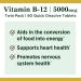 Nature's Bounty B-12 Twin Pack - Cherry Flavor 5000 mcg | 40 Quick Dissolve Tablets - Buy Online on GoSupps.com