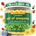 Oil of Oregano with Black Seed Oil Filled Gummies - 2 Months Supply - , Aceite De Oregano Capsulas Organic Alternative, Carvacrol & Thymoquinone with Vitamin E, C, D3, Zinc, Liposomal Form, Sugar Free 60 Count (Pack of 1)
