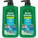 Irish Spring Active Scrub Exfoliating Body Wash for Men 24-Hour Fresh Biodegradable Ingredients Paraben Free Cool Fresh Scent 30 fl oz Pump Bottle (Pack of 2)